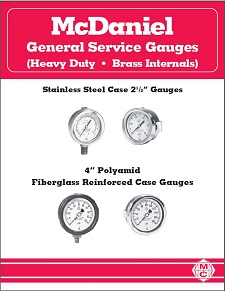 General Service Gauges (Heavy Duty - Brass Internals)