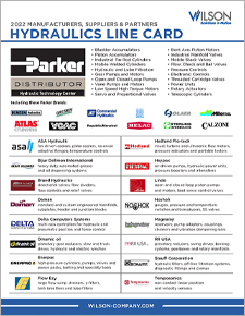 Wilson Hydraulic Line Card