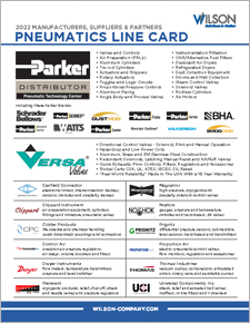 Wilson Pneumatic Line Card