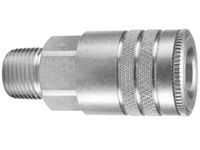 20 Series Stainless Steel (303) Coupler - Male Pipe