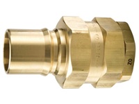 60 Series Brass Nipple - Female Thread (Large)
