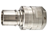 60 Series Stainless Steel (303) Nipple - Female Thread (Large)