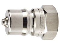60 Series Stainless Steel (316) Nipple - Female Thread