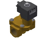 Parker 2-Way Brass Valve DIN Mechanical