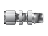 A-LOK Inch Tube NPT Male Bulkhead Connector - MBC