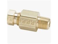 Brass flareless tube fitting, Hi-Duty