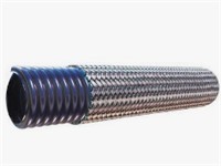 Convoluted PTFE Hose with 304 Stainless Steel Braid - SCW/SCB