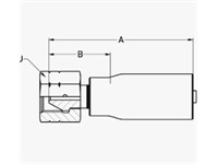 Crimped Thermoplastic UHP Hose Fittings, 5X Series