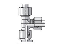 EO/EO-2 Tee, Swivel Nut Run - EL