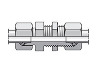 EO/EO-2 Straight, Bulkhead Union - SV