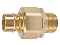 H Series Brass Nipple - Male Thread