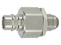 H Series Steel Nipple - Male SAE 37 Degree Flare