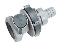 Bulkhead Panel Mount Hose Barb - HFC12 Series