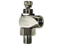 1/8" NPT Flow Control Valve, Knurled Knob