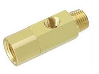 J-Series Quick Exhaust In-Line Valve, Unthreaded 1/4 female 1/4 male