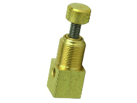 5° Needle Valve, #10-32 Knurled Knob