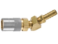 Moldmate Series Valved Coupler - 45 Degree