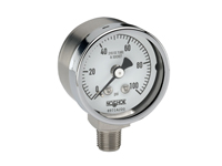 NOSHOK - 400 Series Gauge - All SS - Dry - Bottom Connection