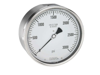 NOSHOK - 500 Series Gauge - SS Case - Liquid Filled - Back Connection