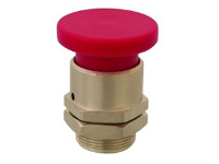 Clippard Mushroom Captivated Push Button - PC-3M