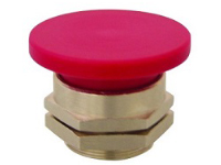 Clippard Mushroom Captivated Push Button - PC-4M