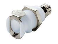 Panel Mount Ferruleless Polytube Fitting, PTF Body - PLC Series