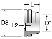 Seal-Lok ORFS Nut, Sleeve, Locknut TLS