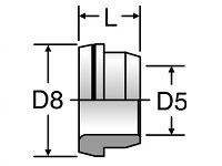 Seal-Lok ORFS Nut, Sleeve, Locknut TPLS