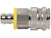 Rectus 25 Series Nickle Plated Brass Coupler - Push-lok Hose Barb