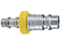 Rectus 25 Series Steel Nipple - Push-lok Hose Barb