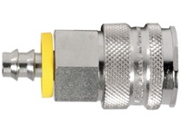 Rectus Series Nickle Plated Brass Coupler - Push-lok Hose Barb