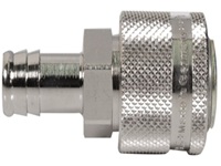 Rectus Series Nickle Plated Steel Coupler - Hose Barb