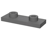 Heavy Duty Weld Plate for Single Clamps - TYPE SPAL