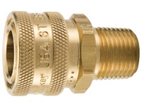ST Series Brass Coupler - Male Thread