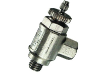 3° Needle Valve, #10-32 Screwdriver Slot with Locking Nut