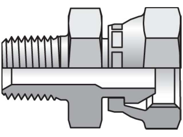 Pipe Swivel Straight 0107