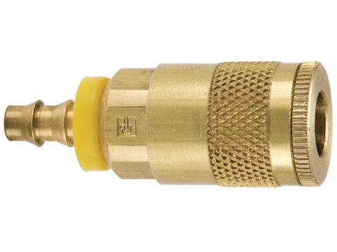 10 Series Brass Coupler - Push-lok Hose Barb