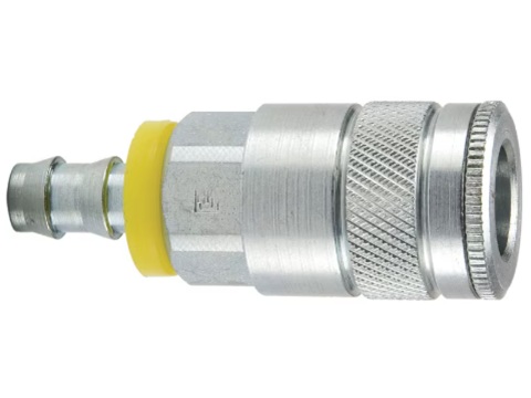 10 Series Steel Coupler - Push-lok Hose Barb