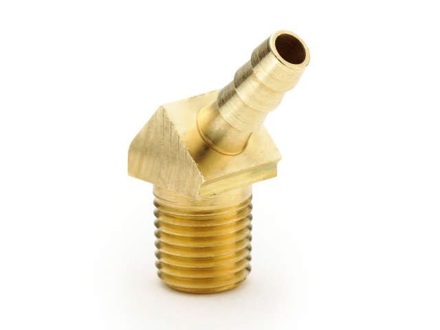 Parker Brass Hose Barb 45° Elbow to Male Pipe Hose Barb 45° Elbow to Male Pipe 139HB