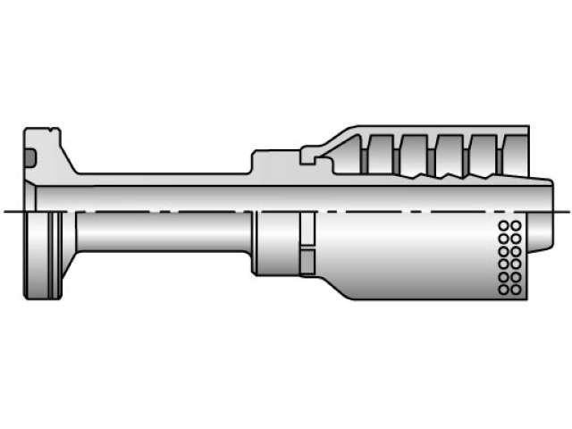 Parkrimp Permanent SAE Code 62 Flange Head - Straight 73 Series 16A73