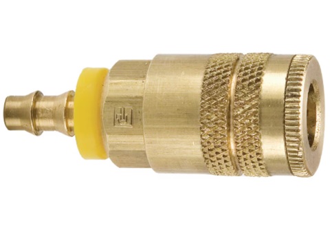 20 Series Brass Coupler - Push-lok Hose Barb