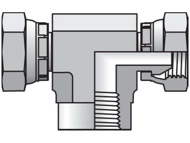 Pipe Swivel Branch Tee 227T