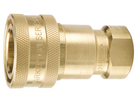 60 Series (Steam) Brass Coupler - Female Thread