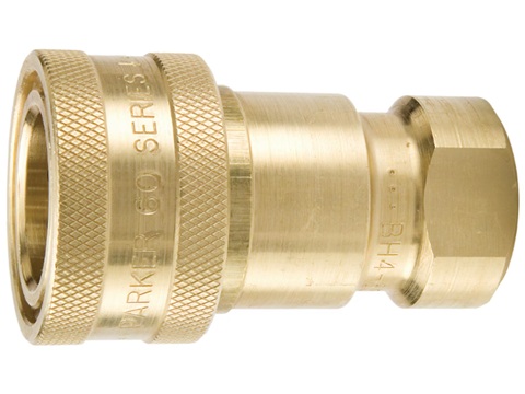 60 Series Brass Coupler - Female Thread