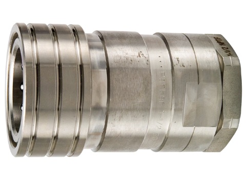 60 Series Stainless Steel (303) Coupler - Female Thread (Large)