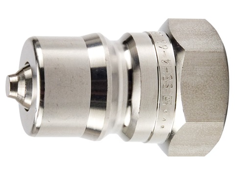60 Series Stainless Steel (316) Nipple - Female Thread