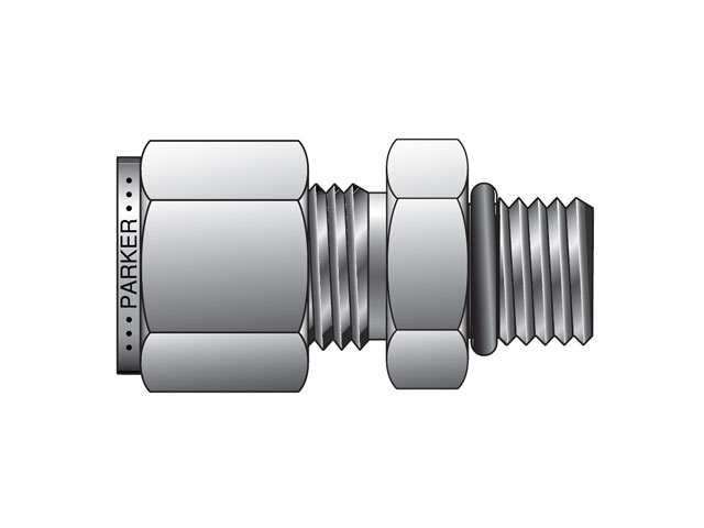 20M1SC20-S A-LOK Inch Tube Male Connector to SAE Straight Thread - M1SC