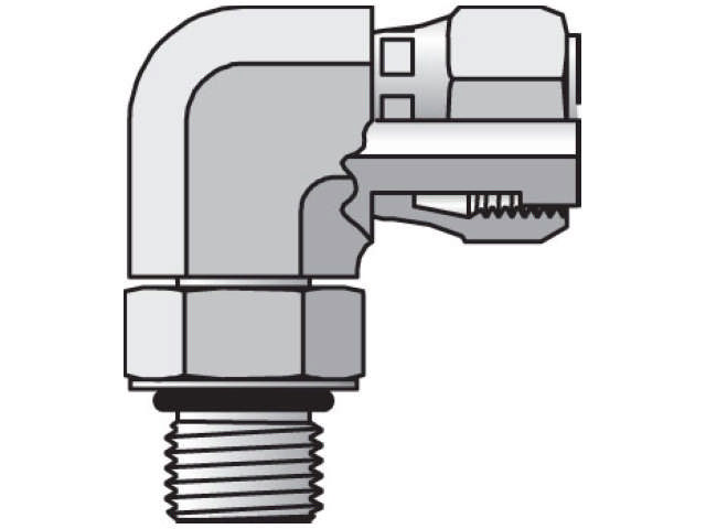 Seal-Lok ORFS 90° Elbow AOEL6