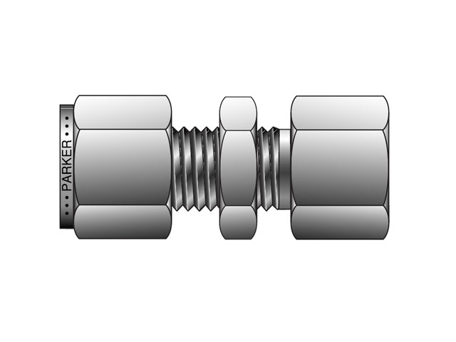 CPI Inch Tube NPT Female Bulkhead Connector - GH2BZ