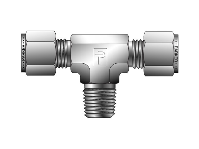 CPI Inch Tube NPT Male Tee - SBZ